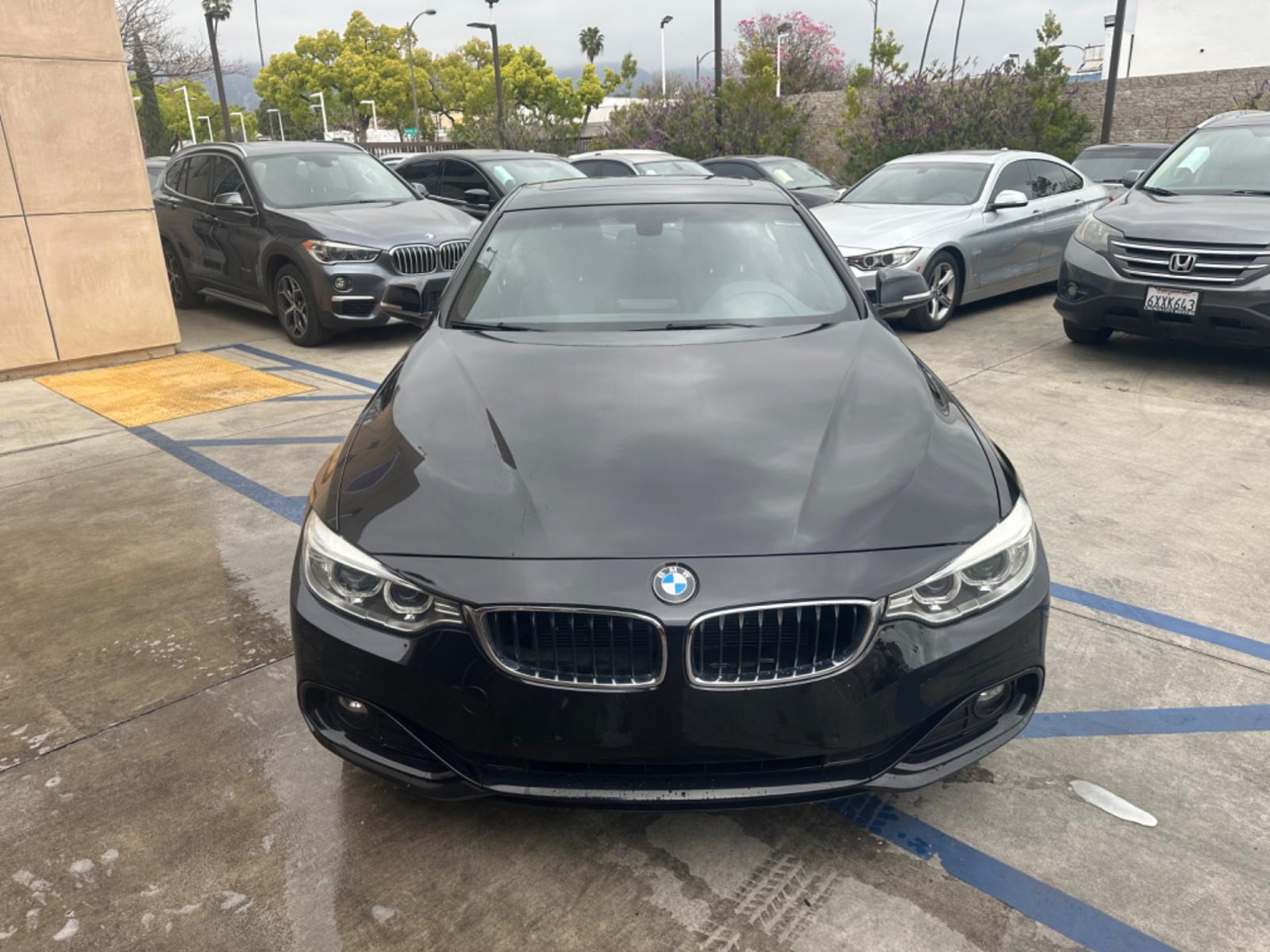 2015 Black BMW 4-Series 435i coupe (WBA3R1C55FK) with an 3.0L V6 DOHC 24V engine, 8-Speed Automatic transmission, located at 30 S. Berkeley Avenue, Pasadena, CA, 91107, (626) 248-7567, 34.145447, -118.109398 - Photo #7